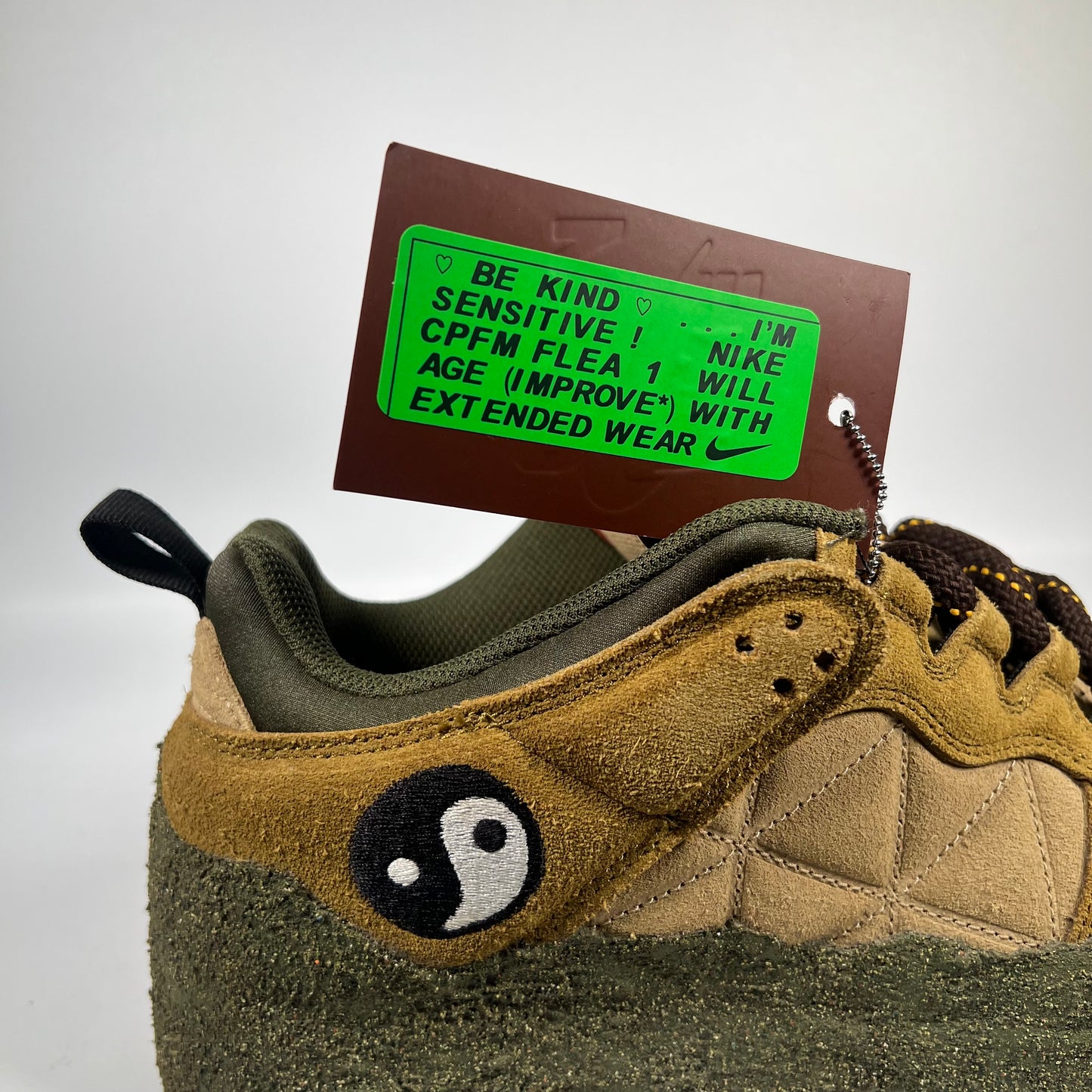 Nike CPFM Flea 1 Desert Moss Size 10.5 USED s14354