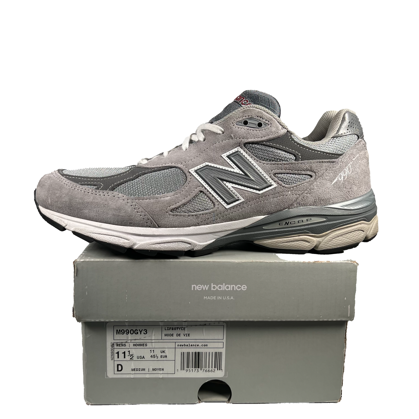 New Balance 990v3 Grey (2019) Size 11.5 USED s18964