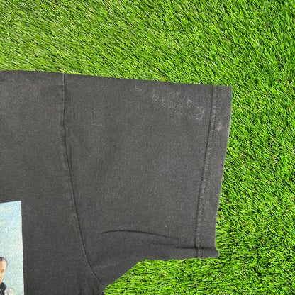 2000 Boys 2 Men Crew Black Tee Size Large USED v18060