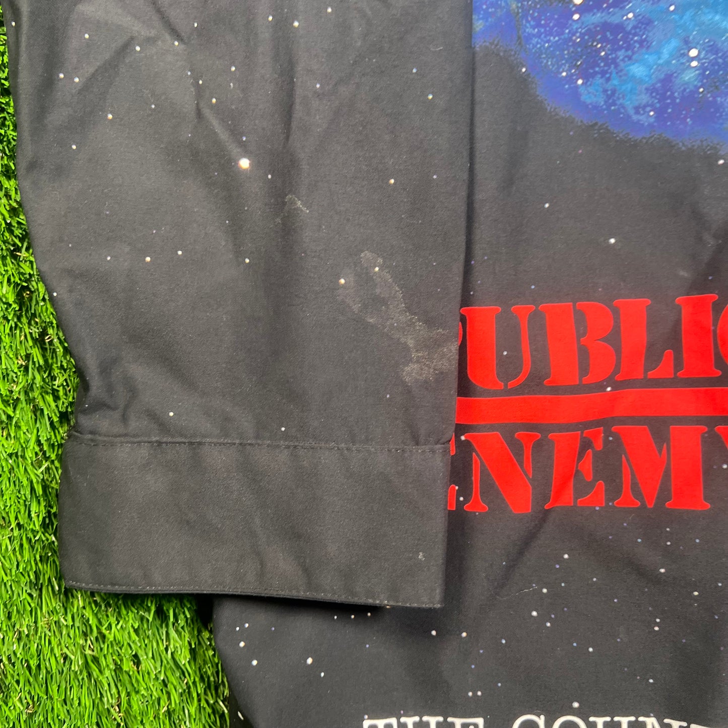 Supreme Undercover Public Enemy Taped Seam Parka (2018) Size XL USED x16658
