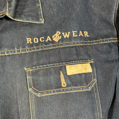 Y2K Rocawear Denim Jacket Size XXL USED v19418