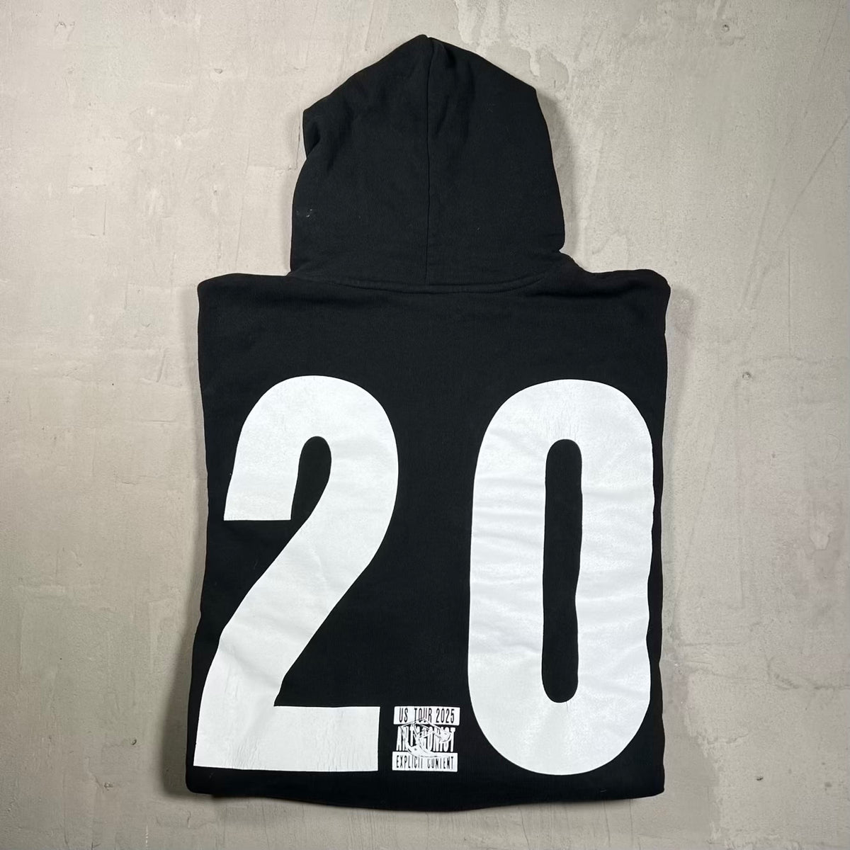 Playboi Carti Antagonist Tour 2.0 Black Hoodie Size Large USED x18648