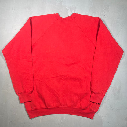 1990s Guess Penguins Red Crewneck Size XL USED v19167
