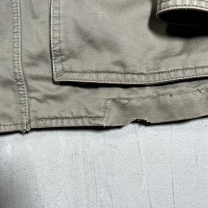 Gap Olive Green Hooded Field Jacket Size Large USED v20123