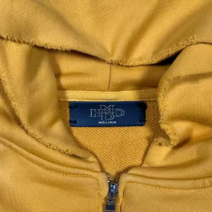HMDD Rio Gold Brazil Hoodie Size Large USED x18619