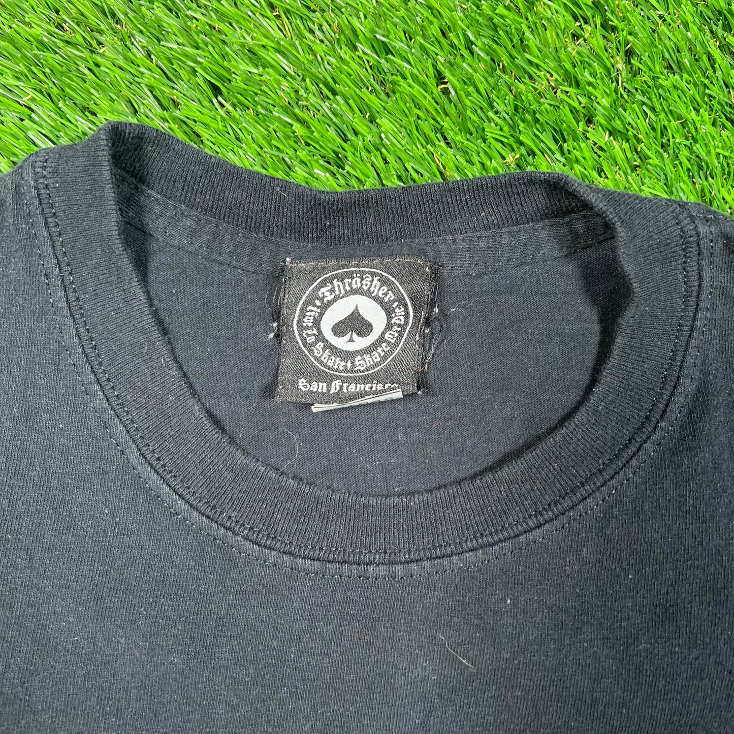 Thrasher Magazine Black Tee Size XL USED x16822