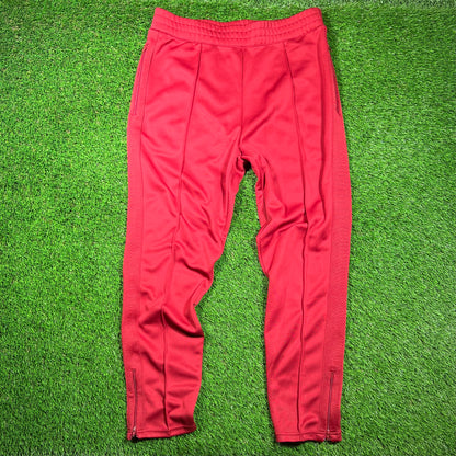 Nike Martine Rose Team Red/Maroon Track Pants (2023) Size Large USED x16724
