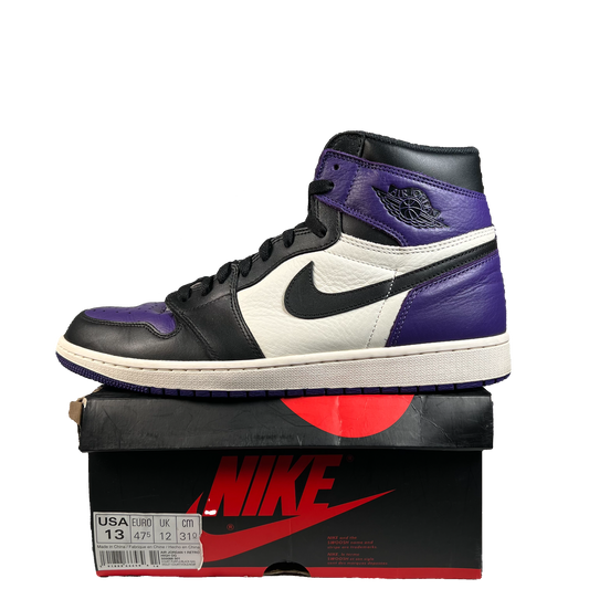 Jordan 1 Court Purple (2018) Size 13 USED S21517