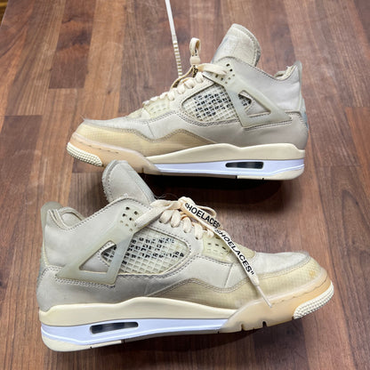 Jordan 4 Off White Sail Size 7.5m / 9w USED s15717