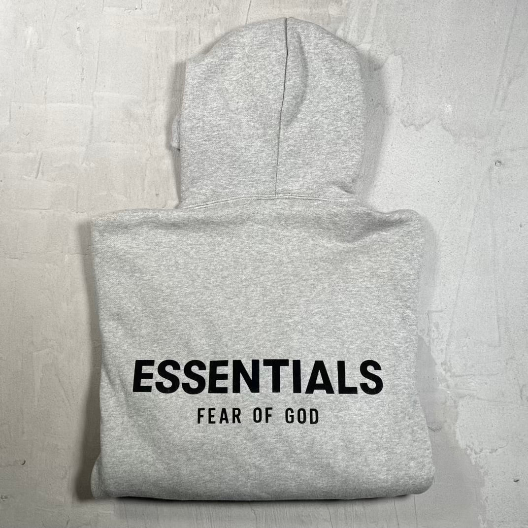 Essentials Fear of God FOG Grey Hoodie Size XS USED x18772