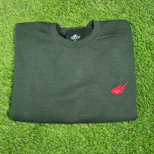 Travis Scott Cacti Green Crewneck Size Medium USED x14645