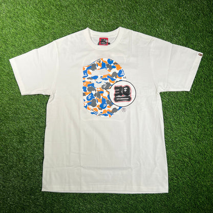 Bape 30th Anniversary White Tee w/ Box Size Medium NEW x16097