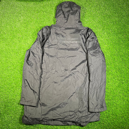Stussy International Black Tour Jacket Size XL USED x15703