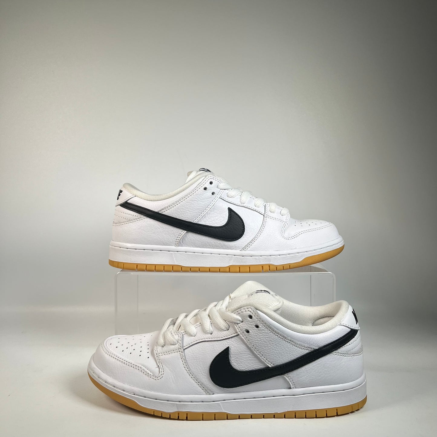 Nike SB Dunk Low White Gum (2023) Size 9.5 USED s21176