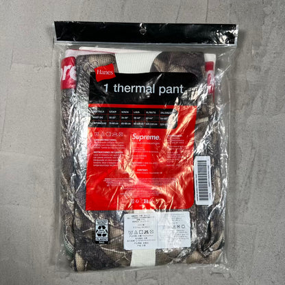 Supreme Hanes Bones Camo Thermal Pants (1 pack) Size Large NEW x18632