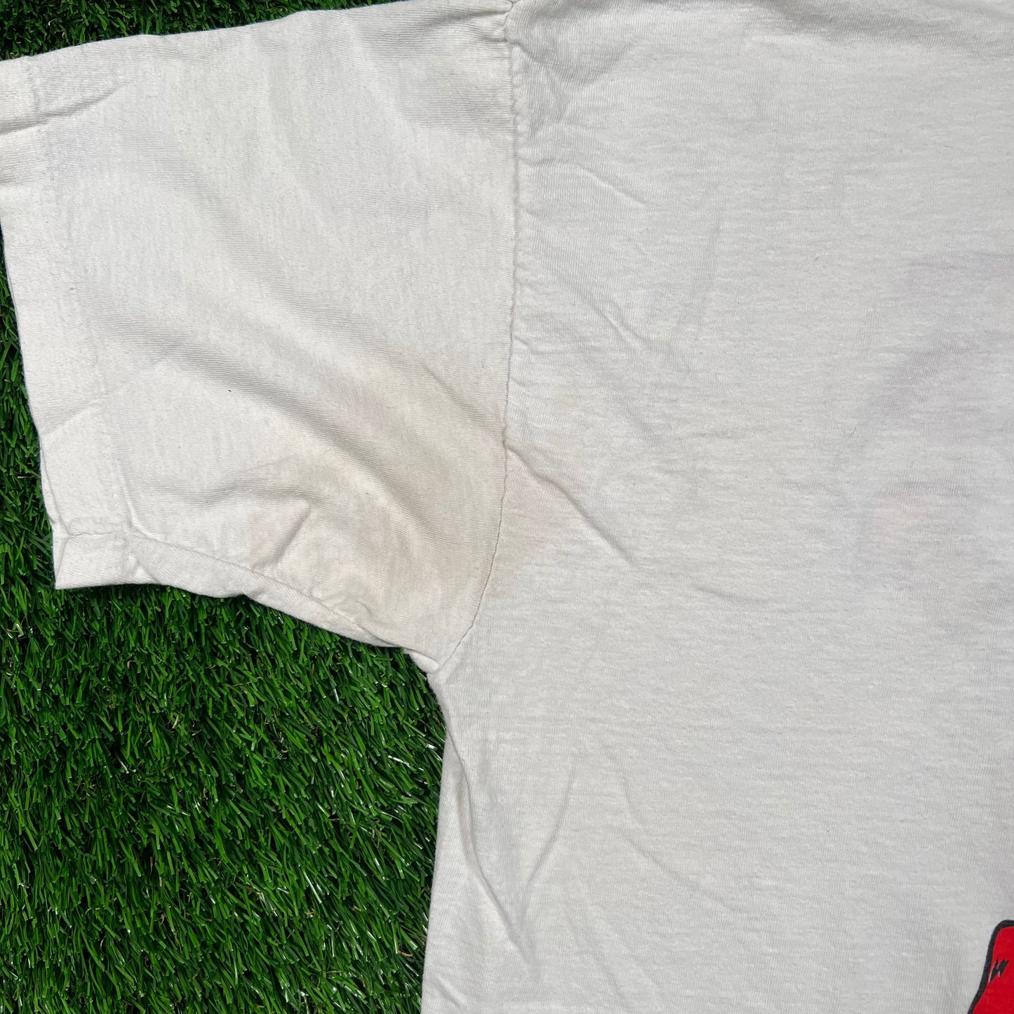 1980s "Be On Alert.....Don't Gossip" White Tee Size Small USED v18495