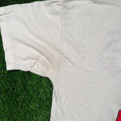 1980s "Be On Alert.....Don't Gossip" White Tee Size Small USED v18495