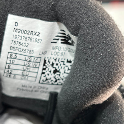New Balance 2002R Gore-Tex JJJJound Charcoal (2024) Size 8.5 NEW s18657