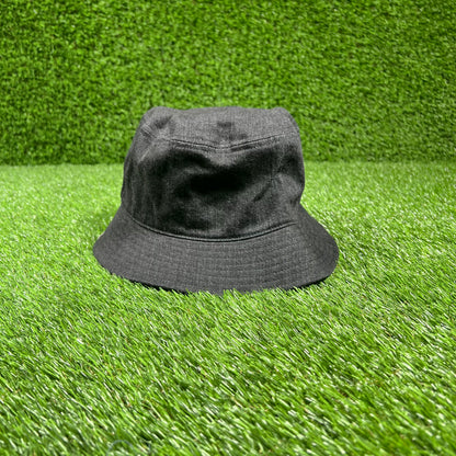 Bape Pirate Black Denim Bucket Hat USED x15135