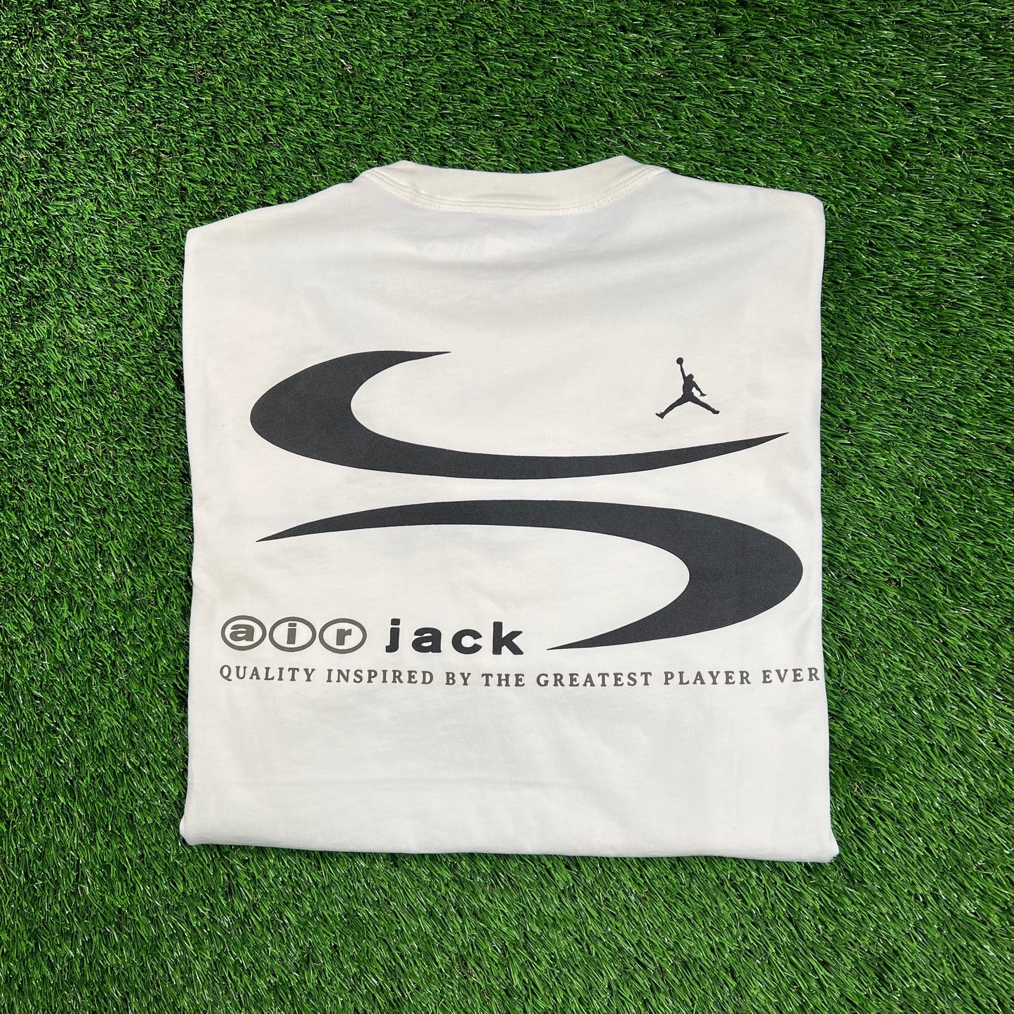 Travis Scott Jordan JumpanJack White Tee Size Small NEW x16511