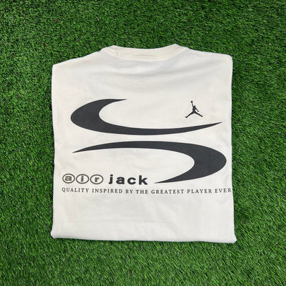 Travis Scott Jordan JumpanJack White Tee Size Small NEW x16511