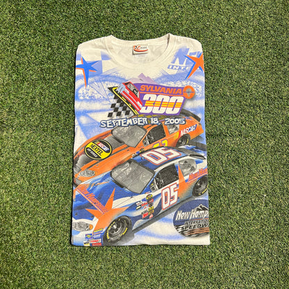 2005 Chase Aunthetics Magic Mile Sylvania White Tee Size Large USED v16177
