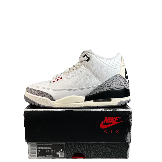 Jordan 3 White Cement Reimagined (2023) Size 7 USED s23501