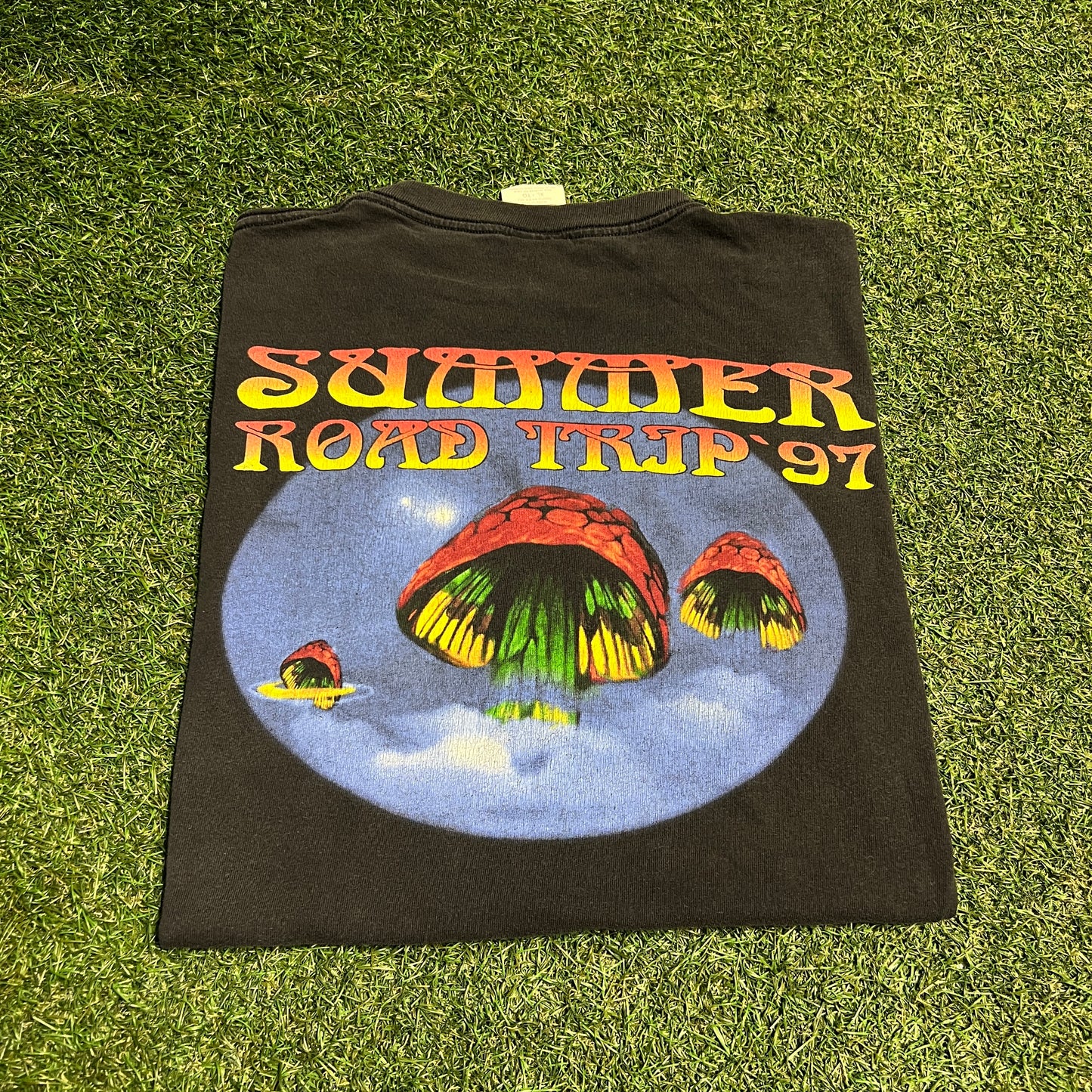 1997 Allman Brothers Summer Road Trip Black Tour Tee Size XL USED v16114