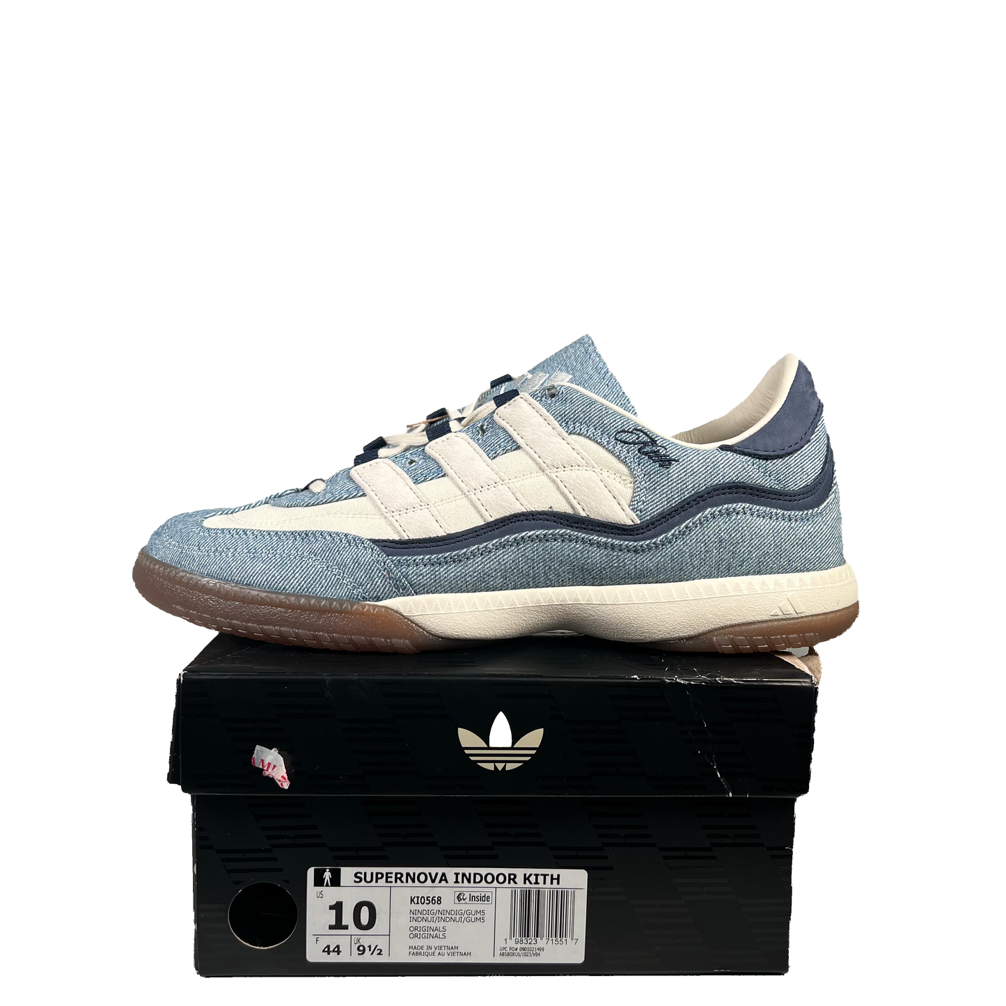 Adidas Supernova Indoor Kith Denim Gum (2025) Size 10 NEW S19773