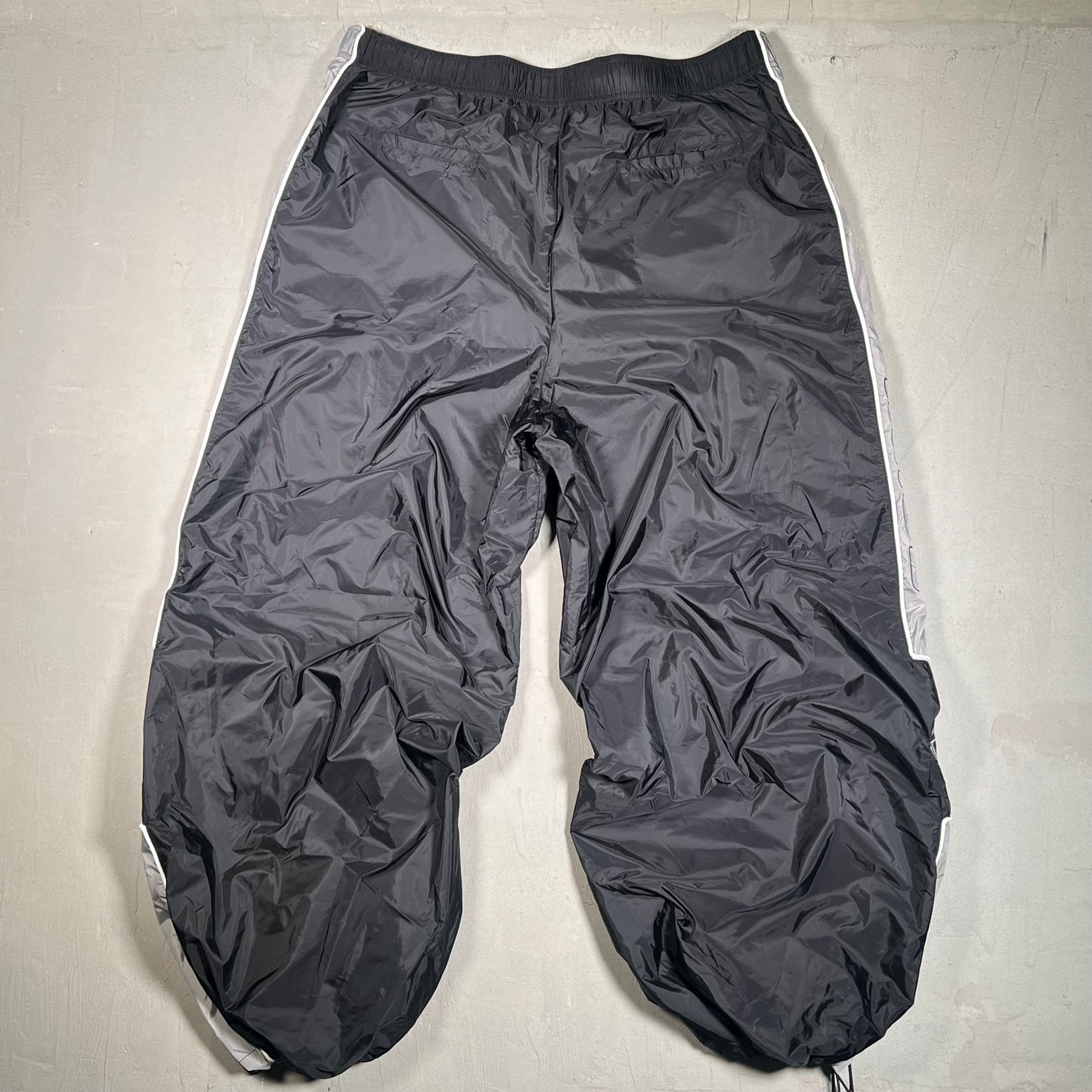 HMDD Black/Grey Nylon Track Pants Size XXL USED x17483