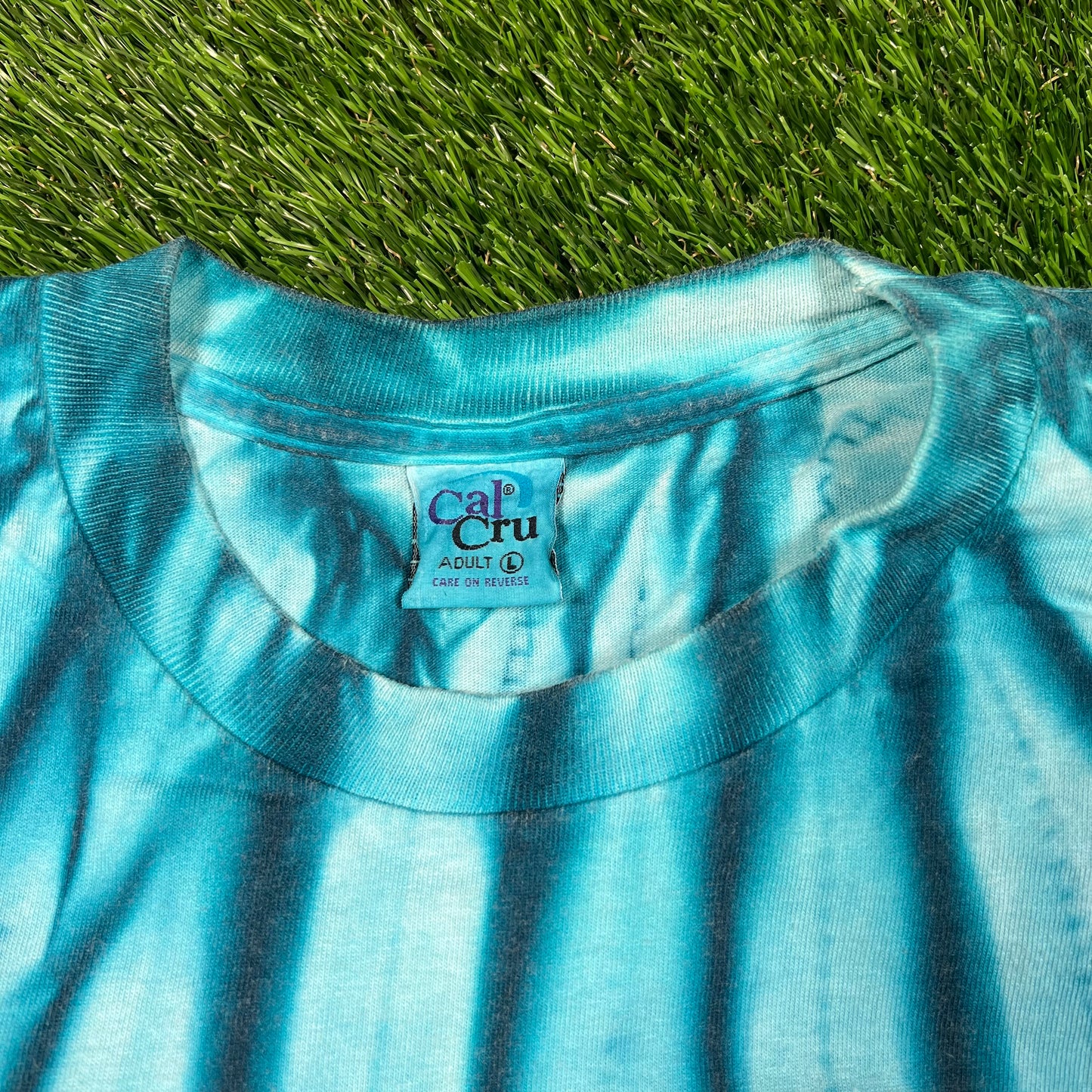 1996 Raceway Park HotRod NJ Tie Dye Tee Size Large USED v18700
