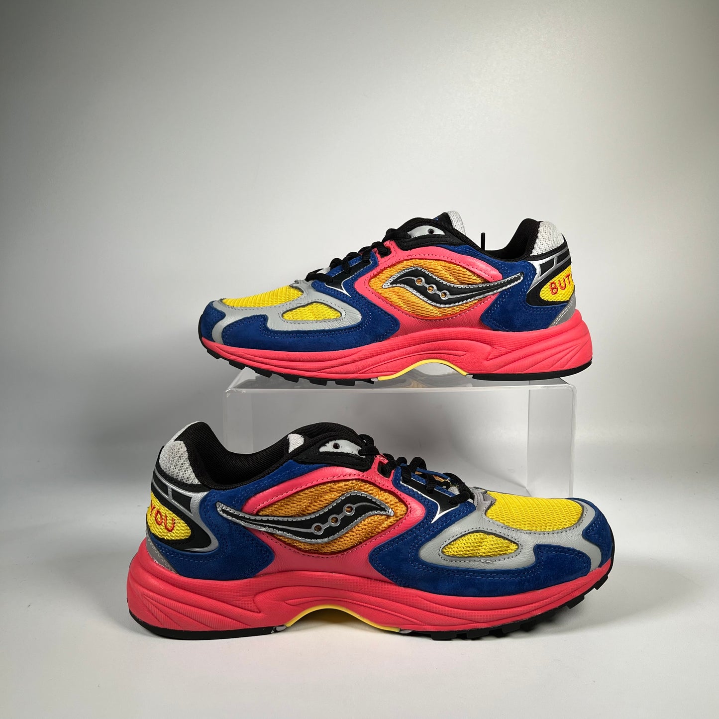 Saucony Grid Jazz 9 Jae Tips "I Love You, But I'm Busy" Size 9.5 USED s18800