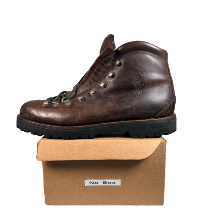 Polo Ralph Lauren Acworth Oiled Calf Brown Leather Boots Size 11 USED s22580