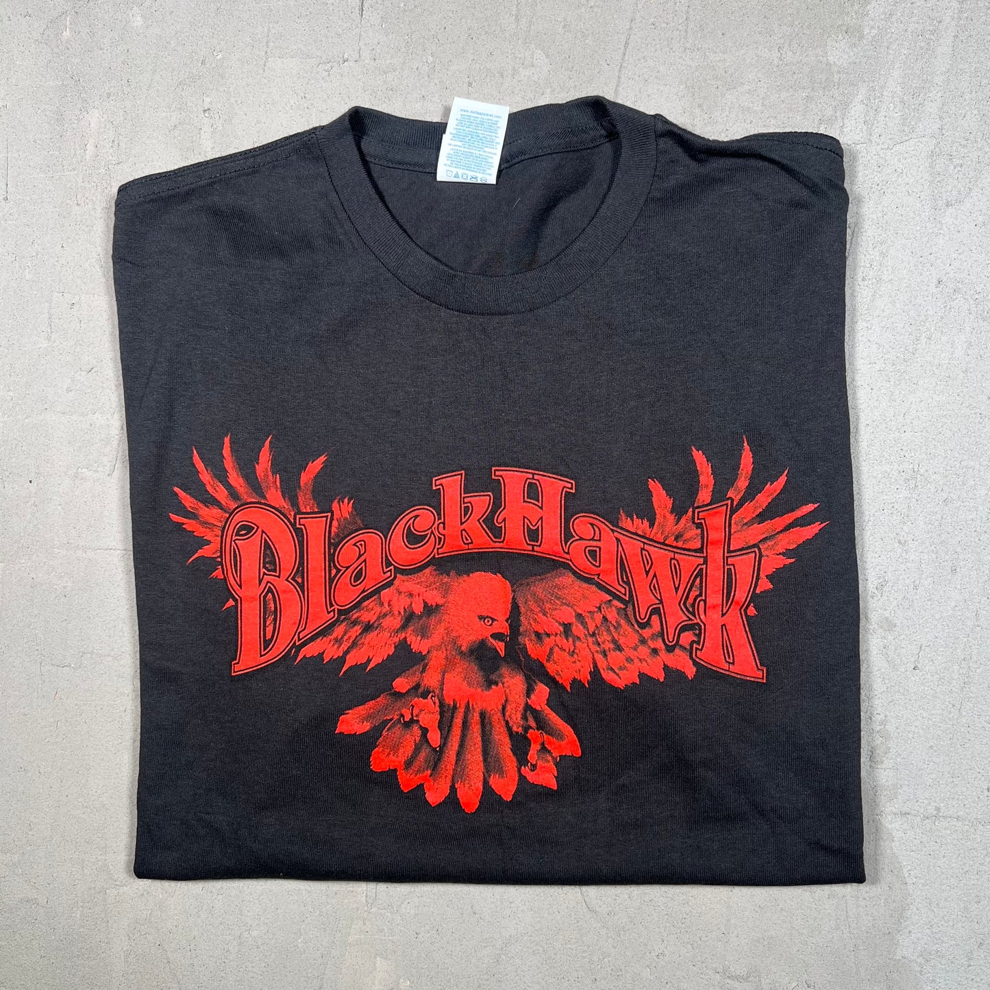 Blackhawk Goodbye Says It All Black Tee Size XL USED v19207