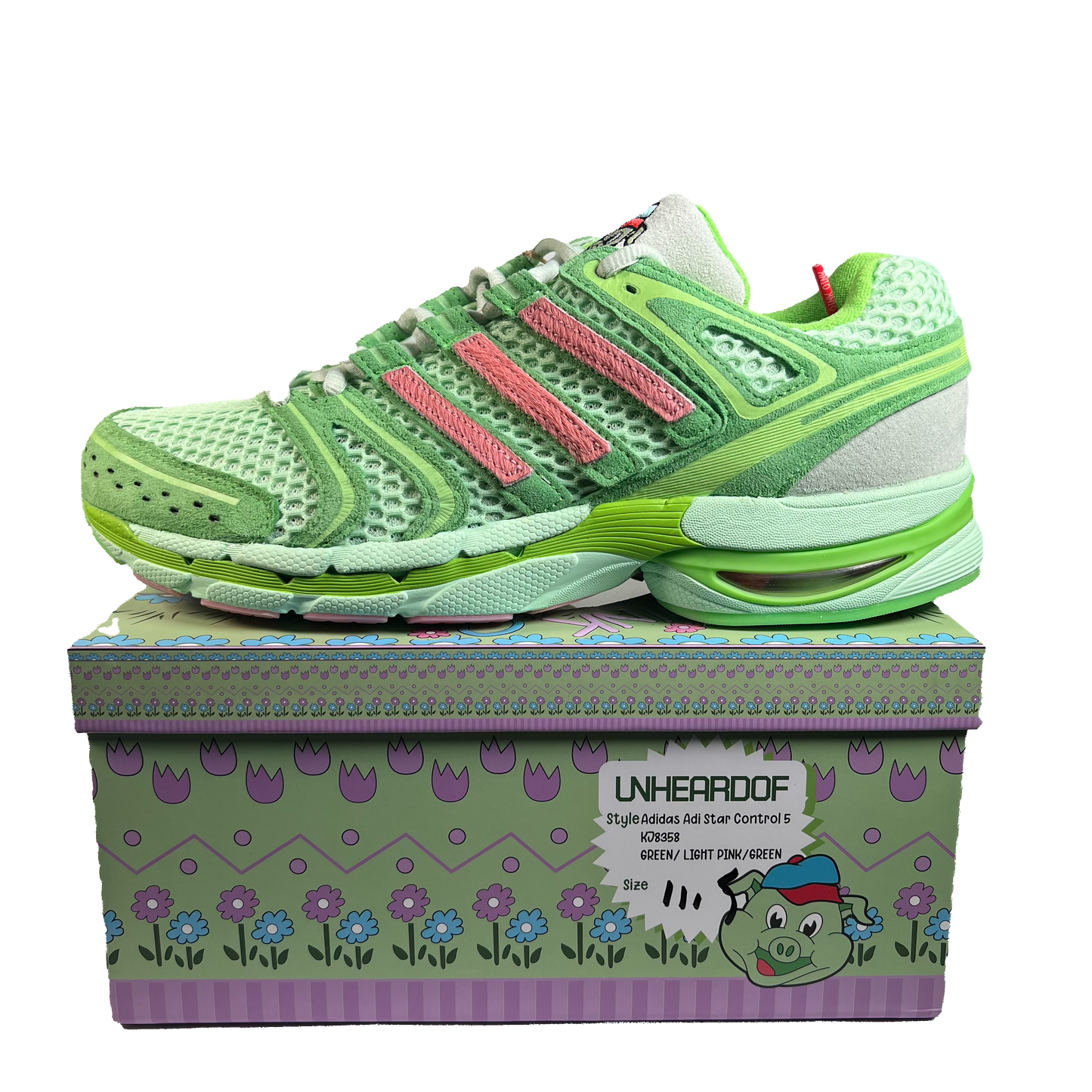 Adidas Adistar Control 5 Unheardof Pork Chop Piggy Runner 2.0 Cupcake (2026) Size 11.5 NEW s22281