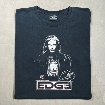 2002 WWE Edge Black Tee Size Large USED v20304