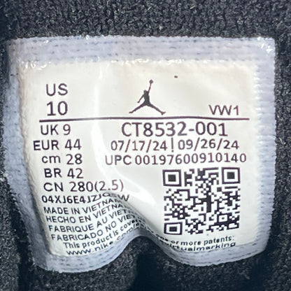 Jordan 3 Black Cay (2025) Size 10 USED s22255
