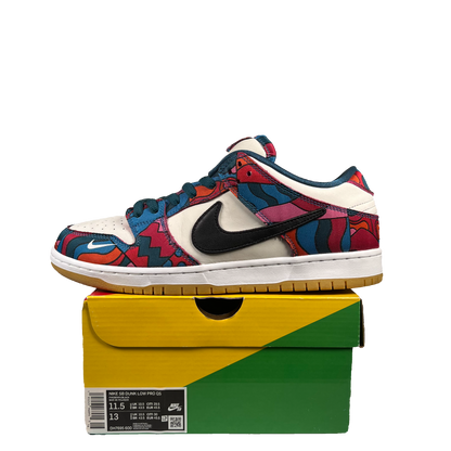 Nike SB Dunk Low Parra Abstract Art (2021) Size 11.5 USED S19748