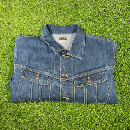Kapital Smiley Face Denim Jean Jacket Size Medium USED x14912