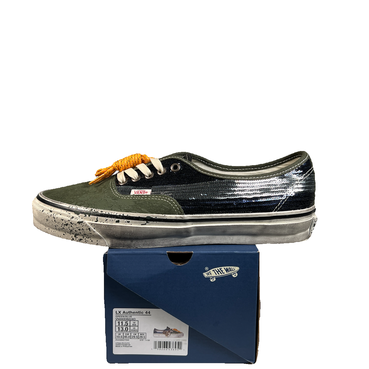 Vans Authentic La Habana Green Blue (2026) Size 11.5 USED s22867