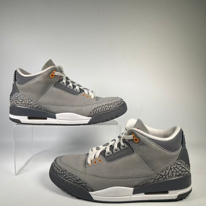 Jordan 3 Cool Grey (2021) Size 10 USED s23760