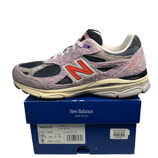 New Balance 990x3 MiUSA Teddy Santis Raw Amethyst (2022) Size 9.5 USED S17640