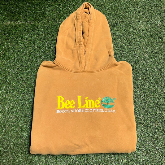 Bee Line Billionaire Boys Club Brown Hoodie Size Large USED v16362