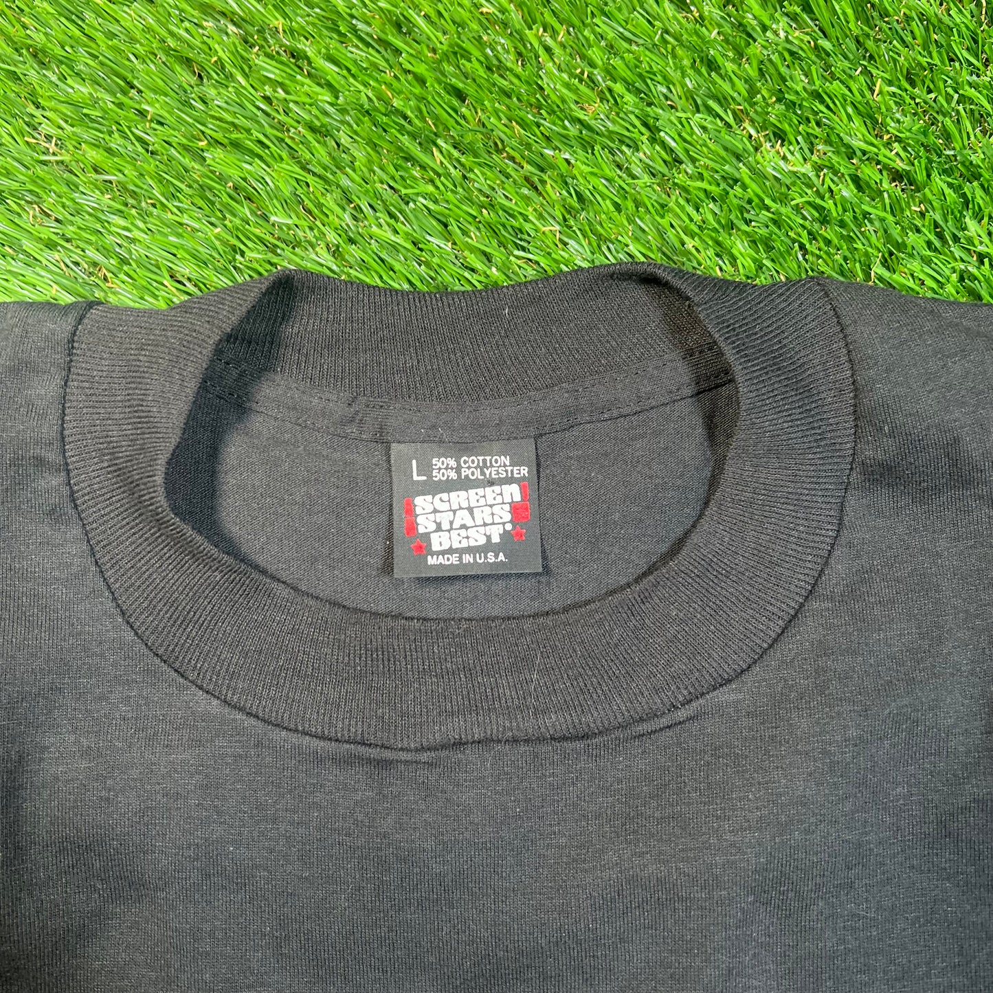 1990s Star Trek "Make it So!" Black Tee Size Large USED v18841