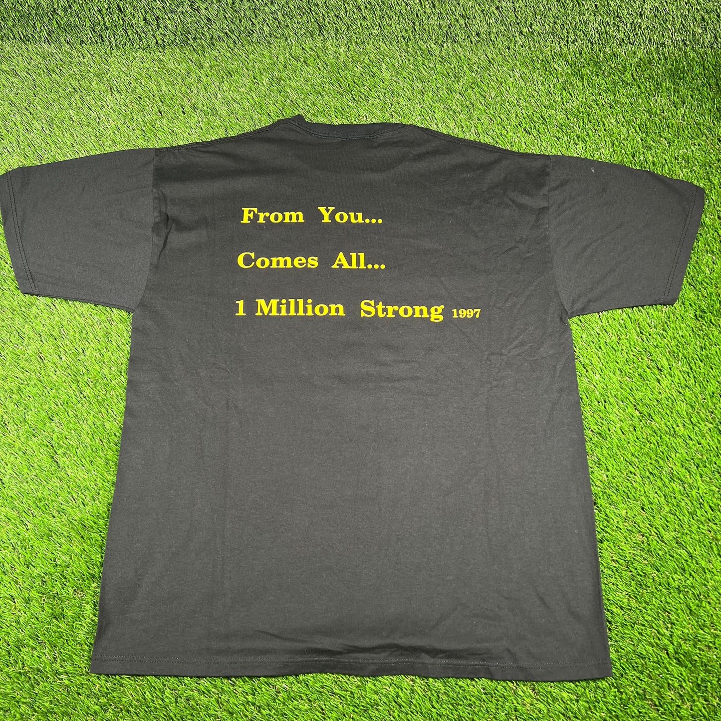 1997 Mother of Civilization Women March Black Tee Size XL USED v16823