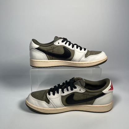 Jordan 1 Travis Scott Medium Olive Size 9.5 USED s17176
