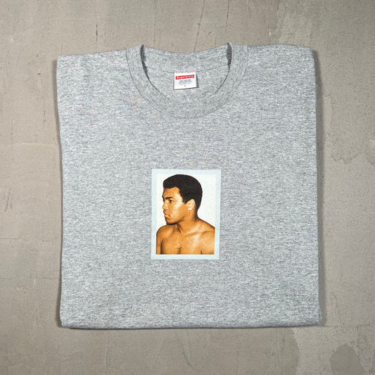 Supreme Ali 2016 Photo Grey Tee Size Large NEW x14513