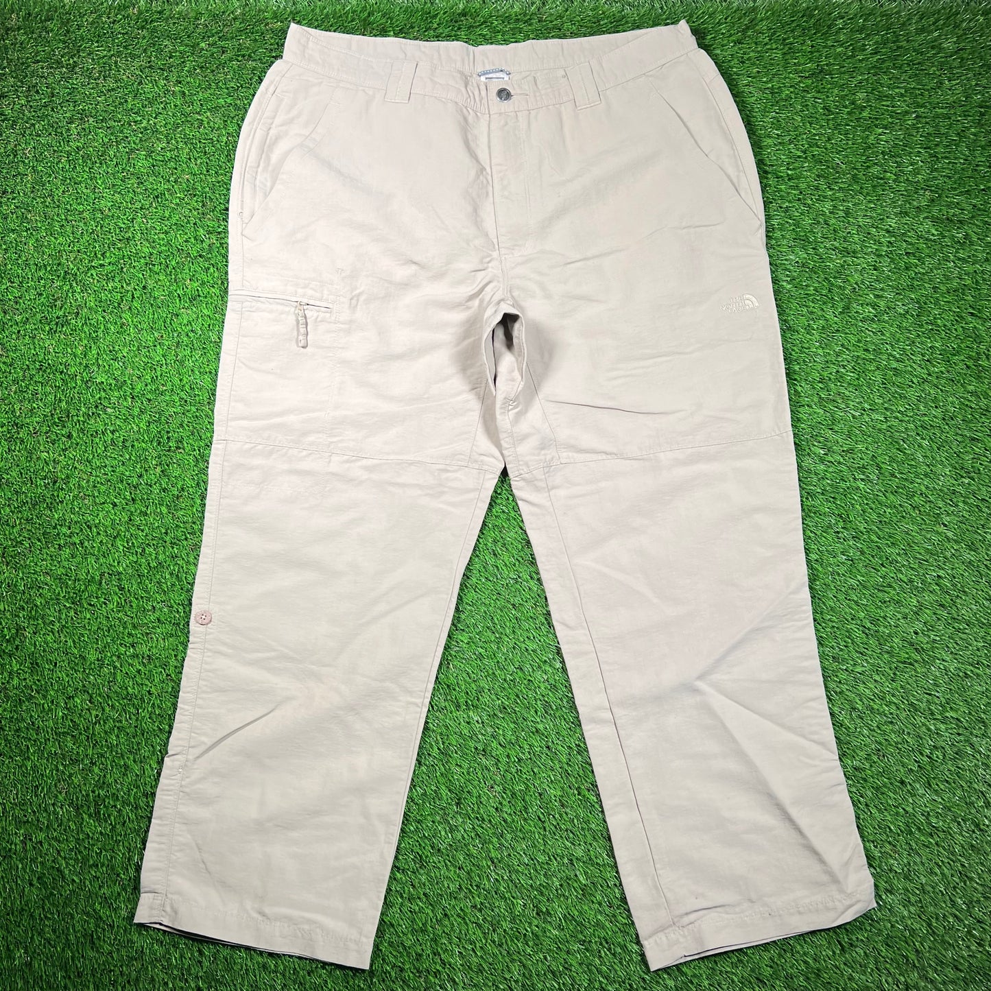 North Face Khaki Tech Pants Size 38 USED v18575