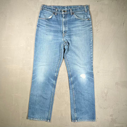 1990s Levi Orange Tab Blue Denim Jeans Size 33 USED v20426