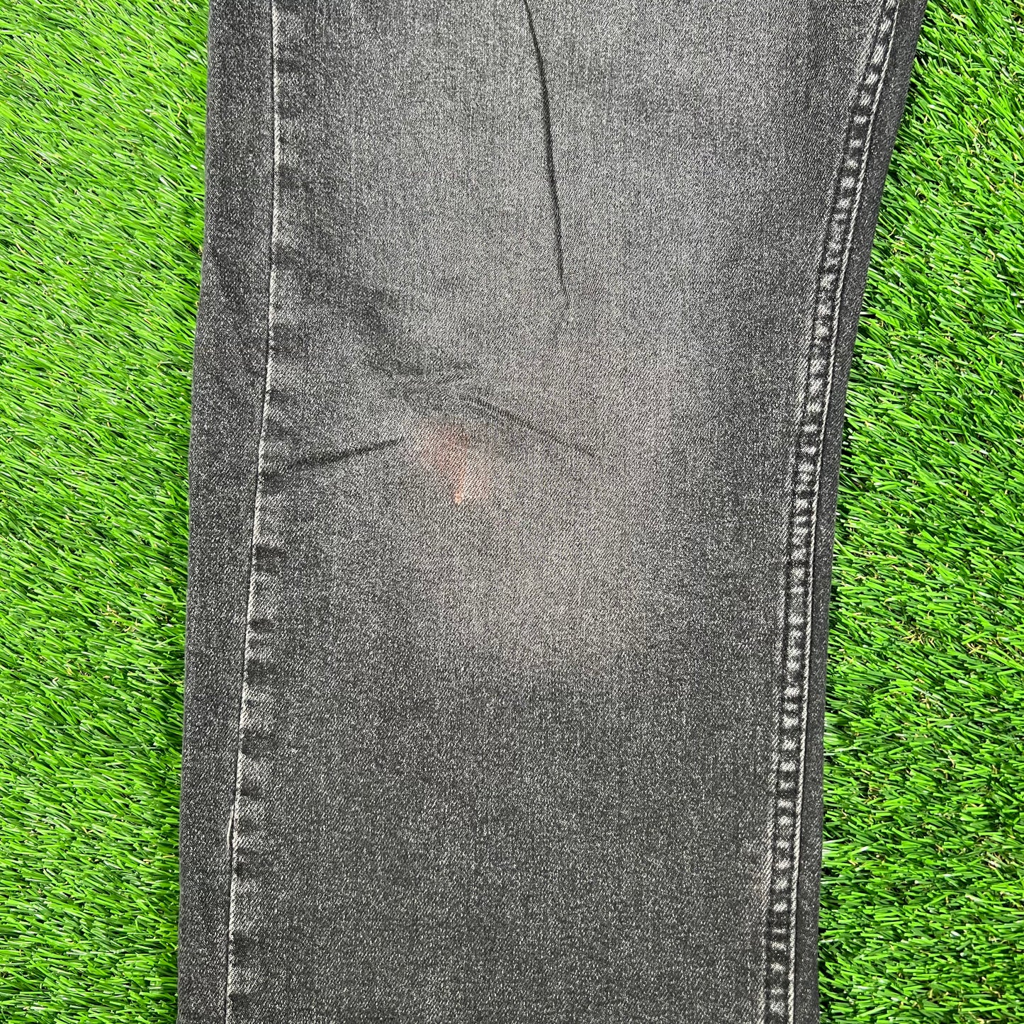 Levi's 505 Washed Black Jeans Size 36 USED v18026